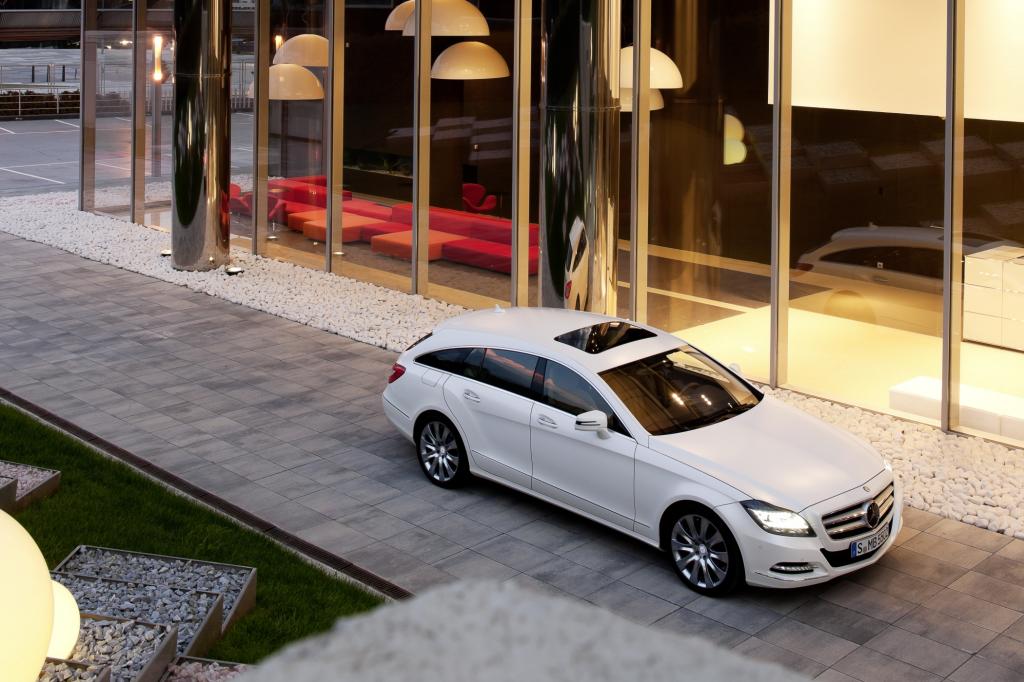 Der CLS Shooting Brake überraschte uns auch in anderer Hinsicht
