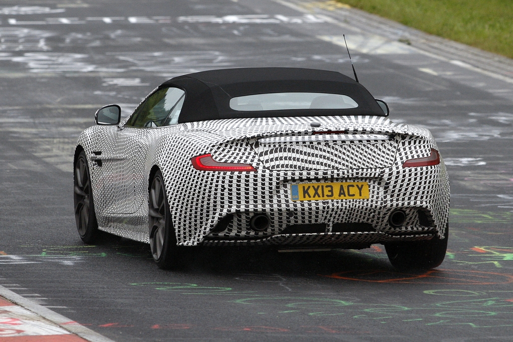Erwischt: Erlkönig Aston Martin Vanquish Volante  – Schönheit oben ohne 