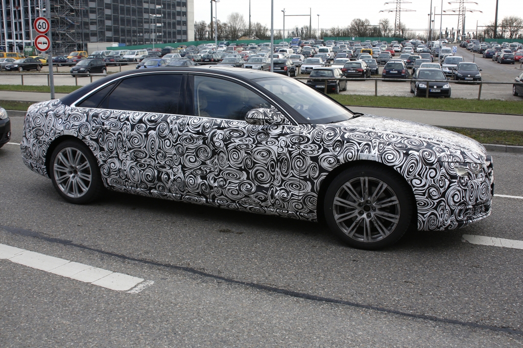 Erwischt: Erlkönig Audi A8 Facelift – Heimkehr des Flaggschiffs
