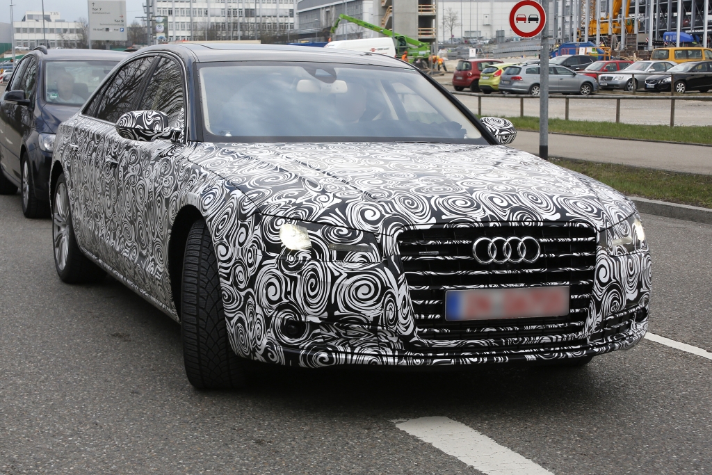 Erwischt: Erlkönig Audi A8 Facelift – Heimkehr des Flaggschiffs