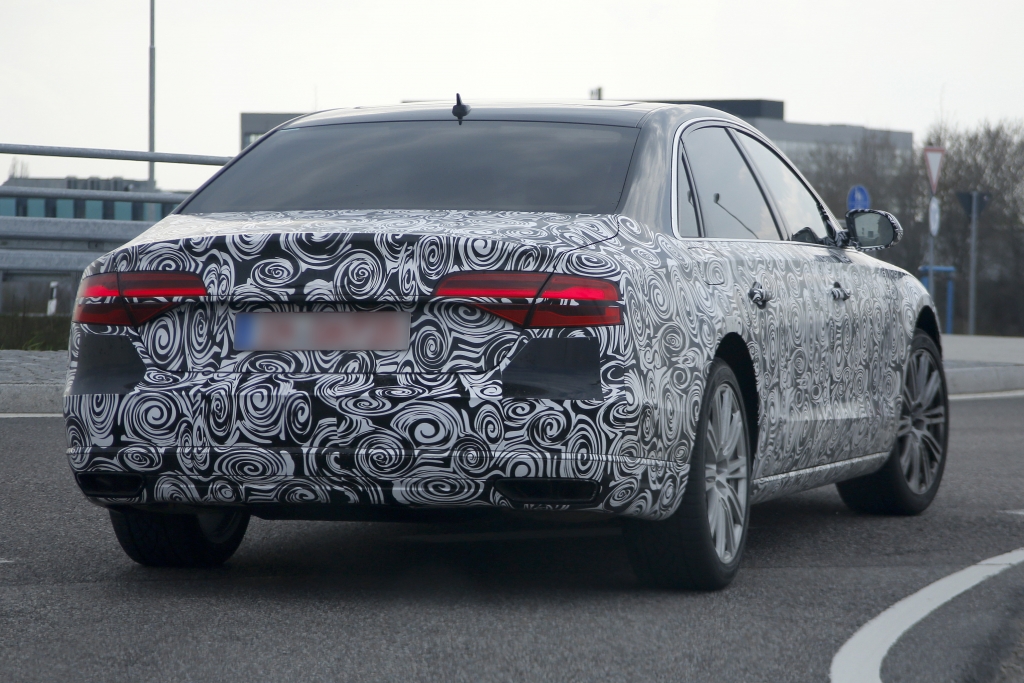 Erwischt: Erlkönig Audi A8 Facelift – Heimkehr des Flaggschiffs