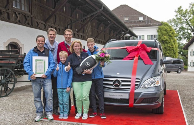 Familie gewinnt Mercedes-Benz Viano
