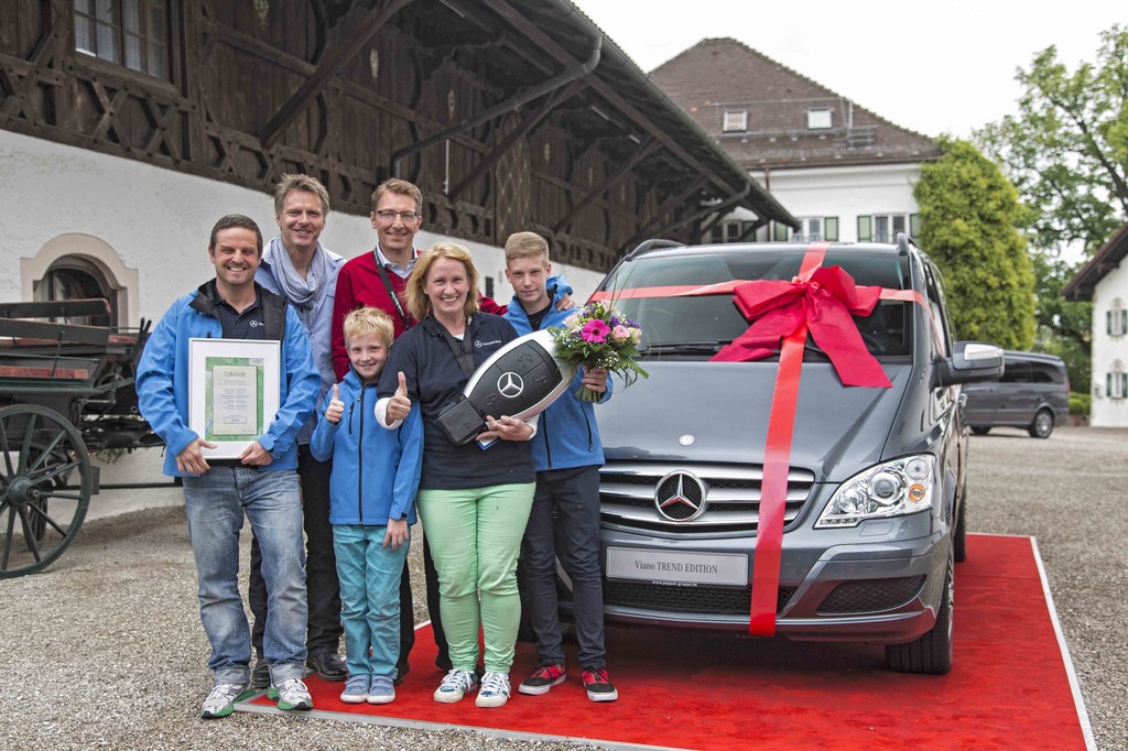 Familie gewinnt Mercedes-Benz Viano