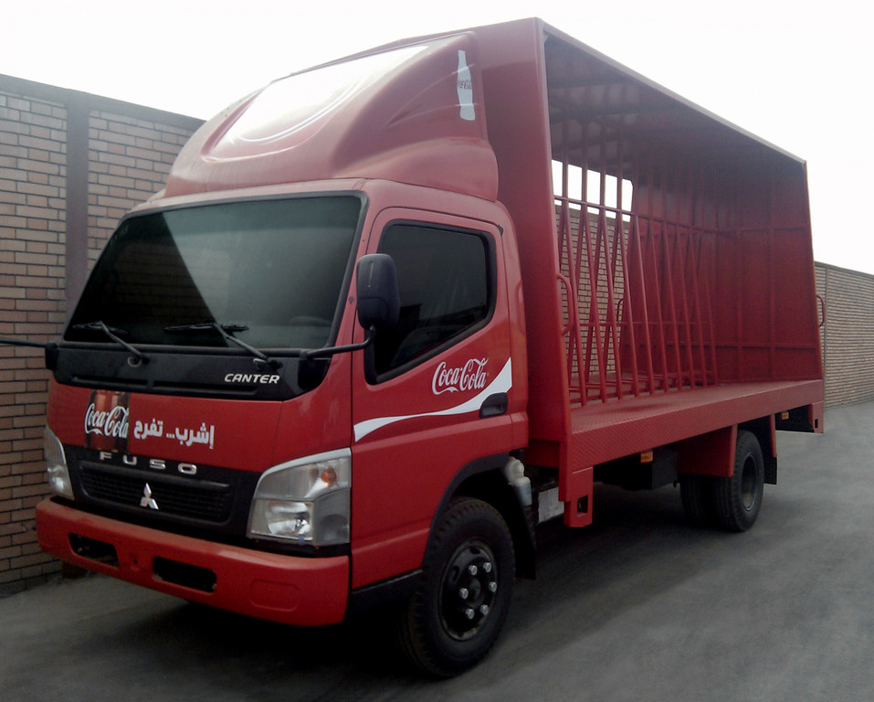 Fuso liefert 140 Canter an Coca-Cola in Ägypten