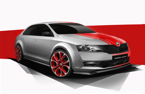 GTI-Treffen: Skoda zeigt Weltpremiere der Studie Rapid Sport