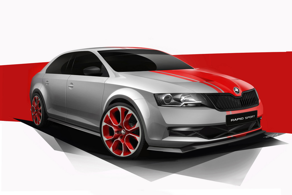 GTI-Treffen: Skoda zeigt Weltpremiere der Studie Rapid Sport