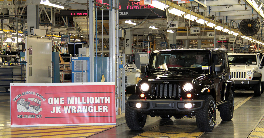 Jeep baut den einmillionsten Wrangler