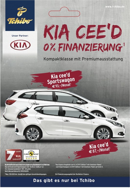 Kia Cee’d bei Tchibo