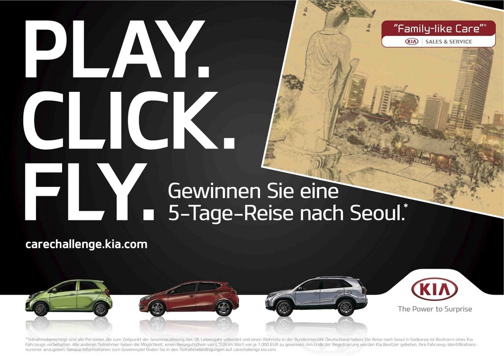 Kia startet Gewinnspiel 