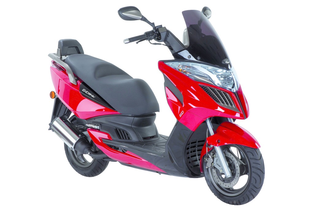 Kymco hat Grand Dink 50 2T modernisiert