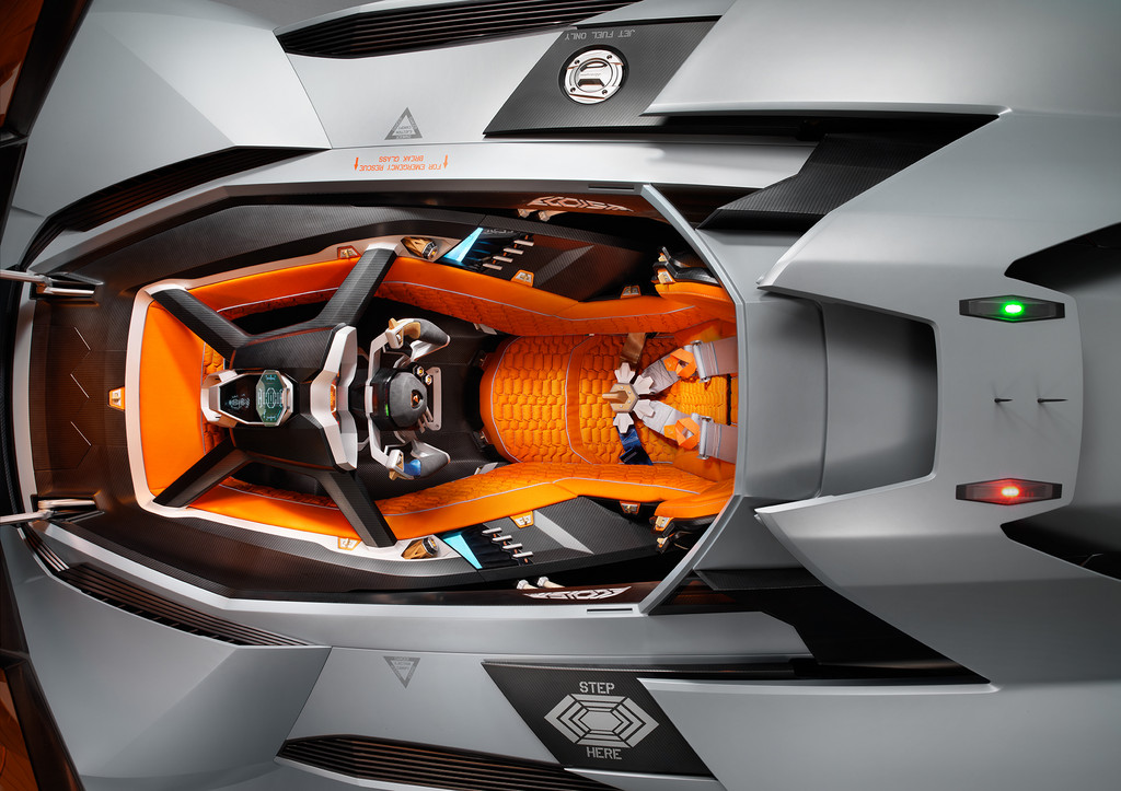 Lamborghini Egoista: Ein Flugzeug auf vier Rädern