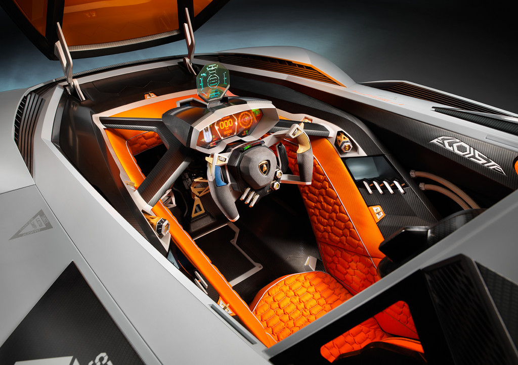 Lamborghini Egoista: Ein Flugzeug auf vier Rädern