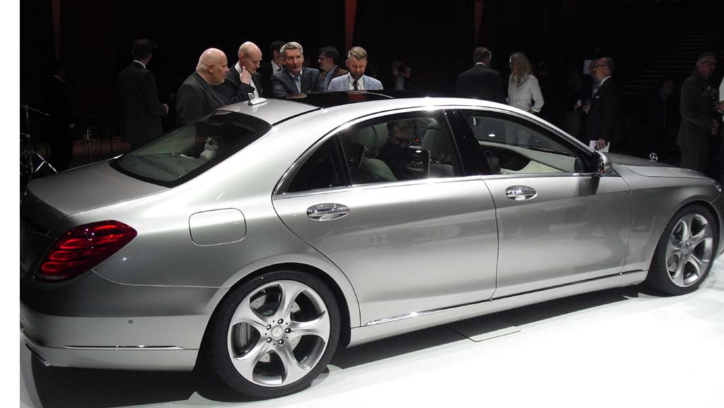Mercedes S-Klasse: So sieht die Neuauflage der Luxuskarosse von der Seite aus.