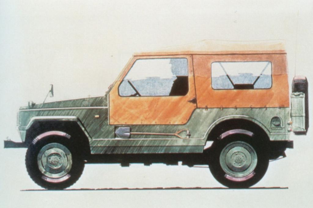 Mitsubishi Pajero Entwurf ab 1979