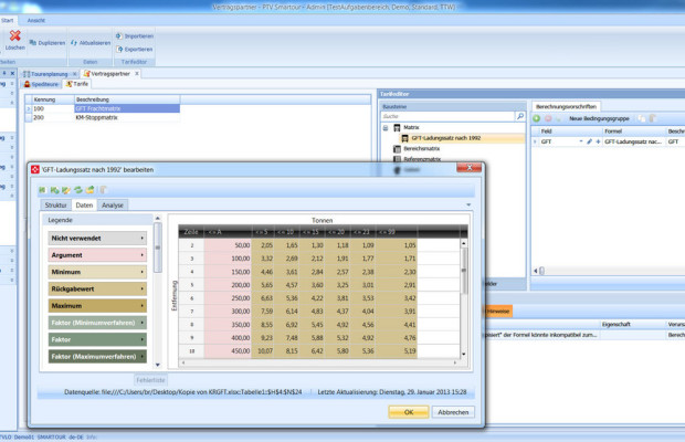 PTV updatet Speditionssoftware Smartour
