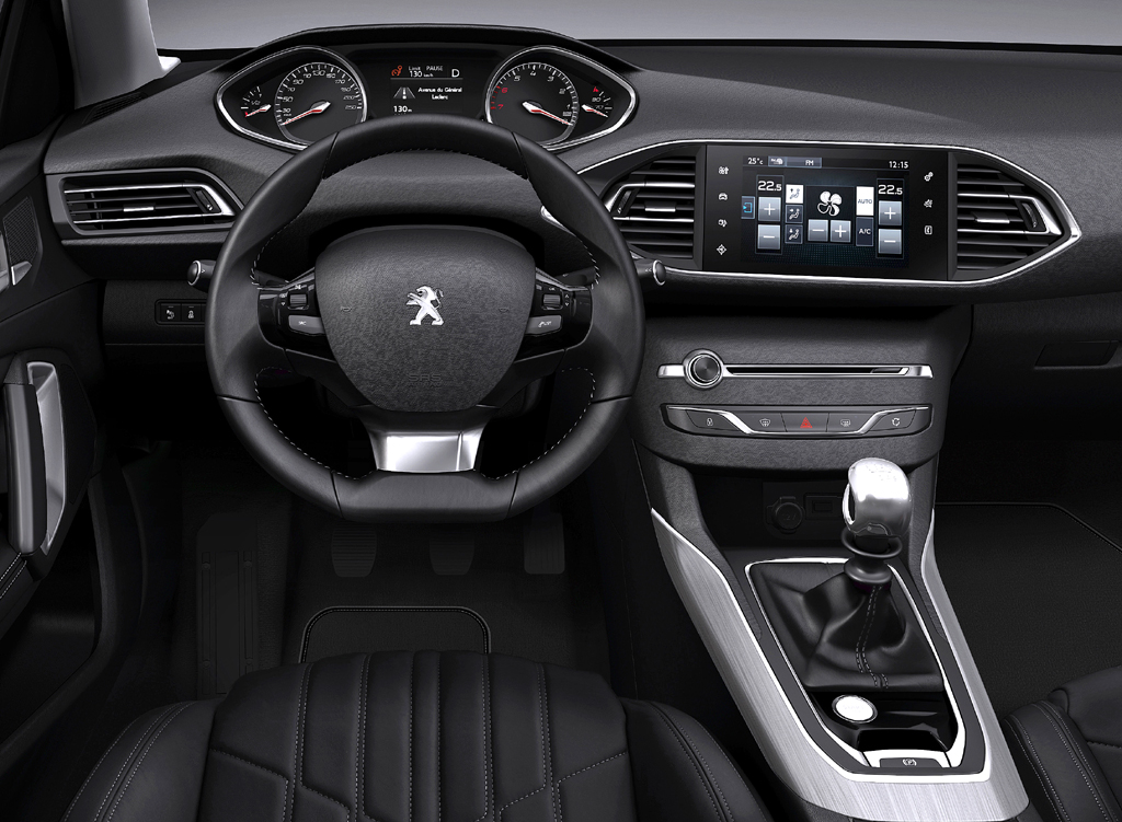 Peugeot 308: Blick ins Cockpit.