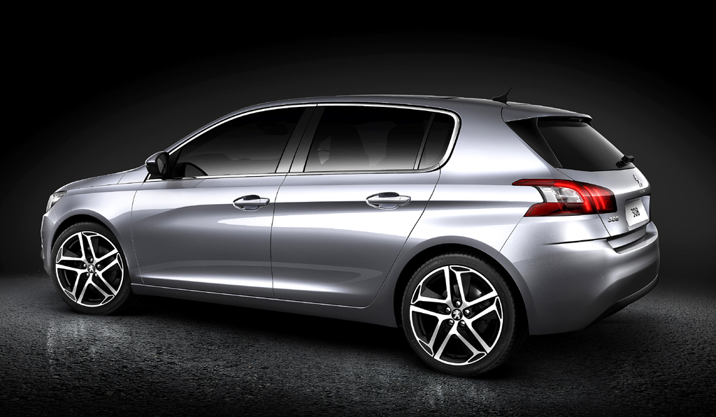 Peugeot 308: Und so sieht das Kompaktmodell von der Seite aus.