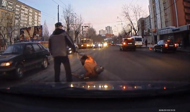 Russiche Dashcams sehen auch schöne Momente