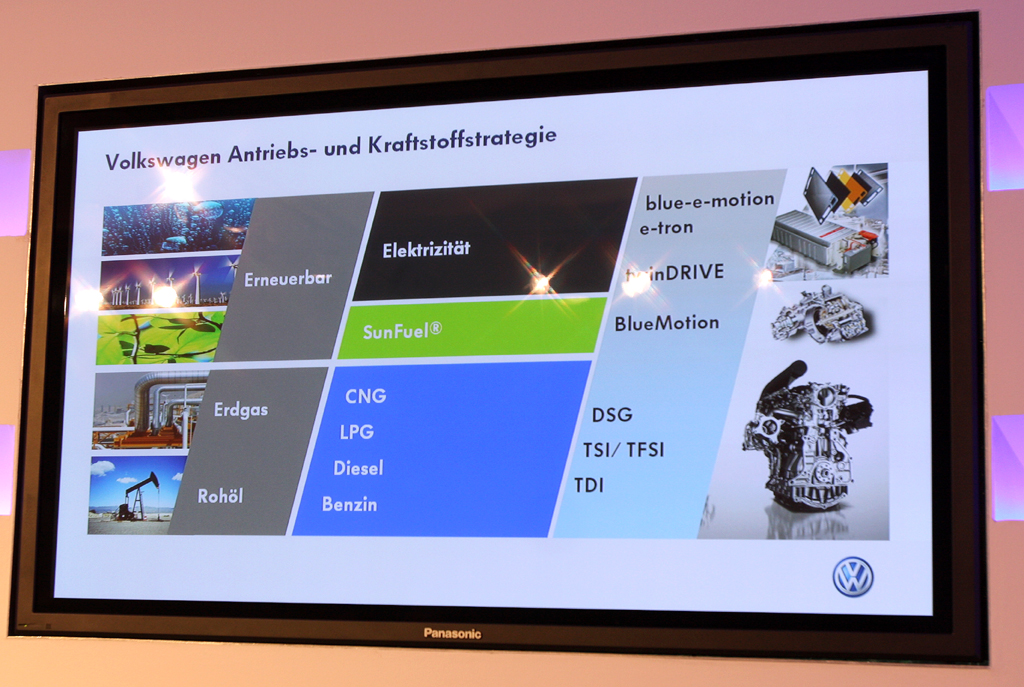 So sieht die Antriebs- und Kraftstoffstrategie bei Volkswagen aus. 