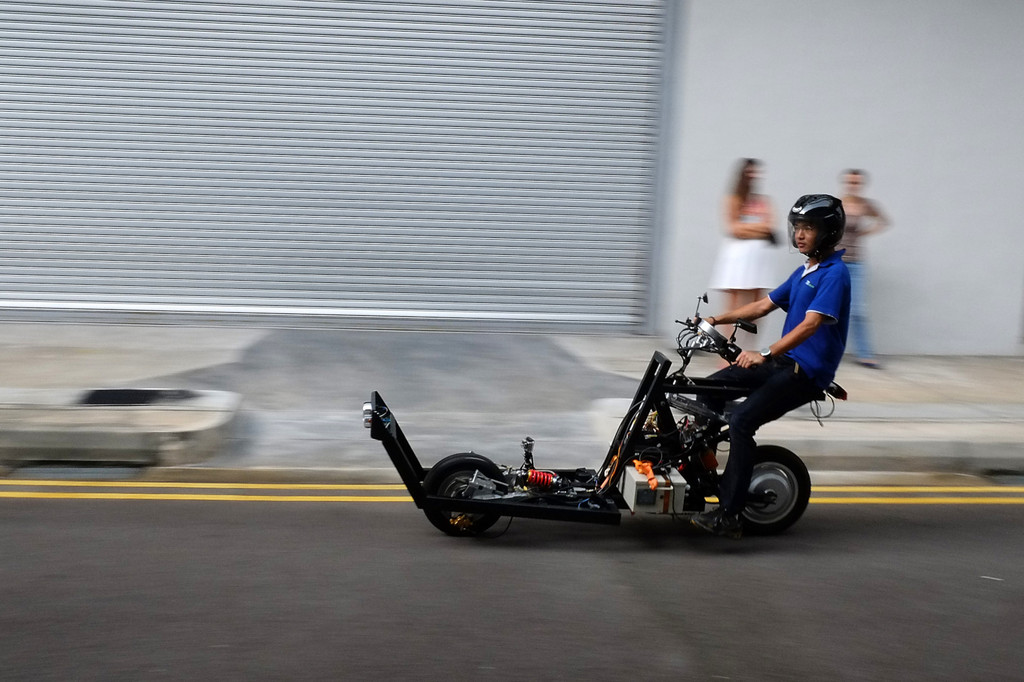 Studenten entwickeln elektrischen Mehrzweck-Roller