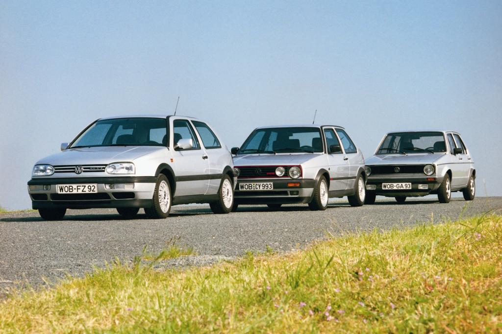 Volkswagen Golf Generationen
