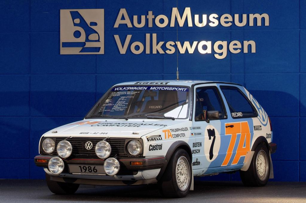 Volkswagen Golf Sieger Rallye WM Gruppe 1986