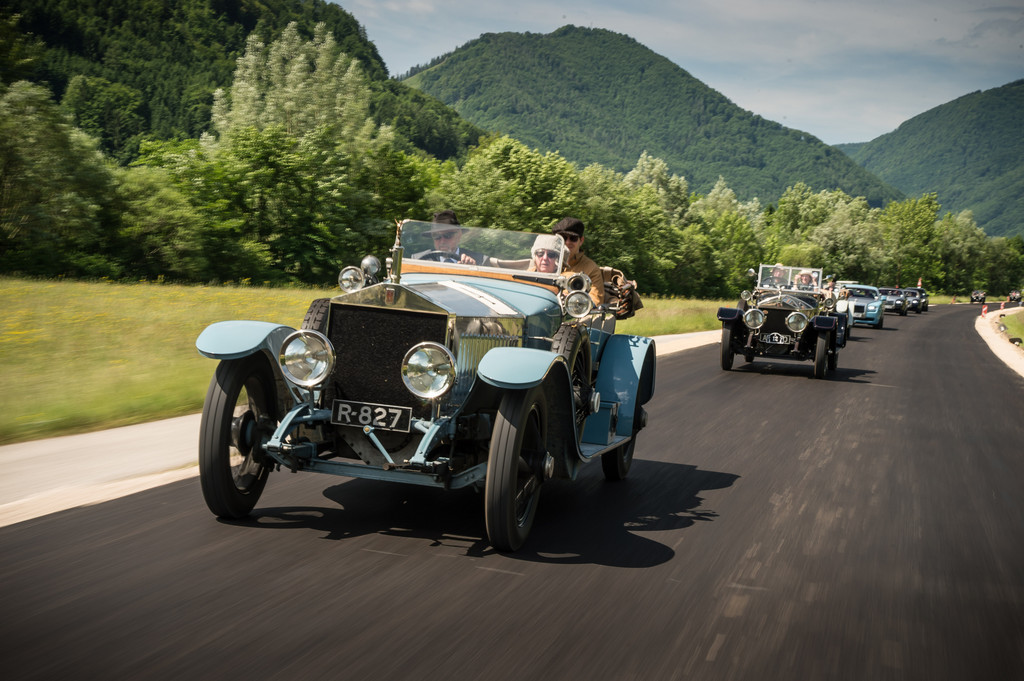 48 Rolls-Royce Silver Ghost auf Alpenfahrt