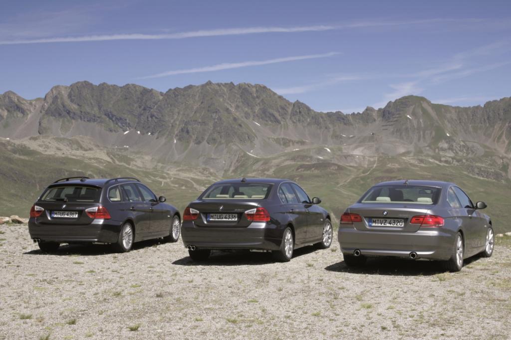 Beliebt beim TÜV (von links): 3er Touring, Limousine und Coupé