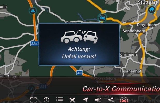 Car-to-X-Kommunikation - Mercedes lässt Autos miteinander sprechen