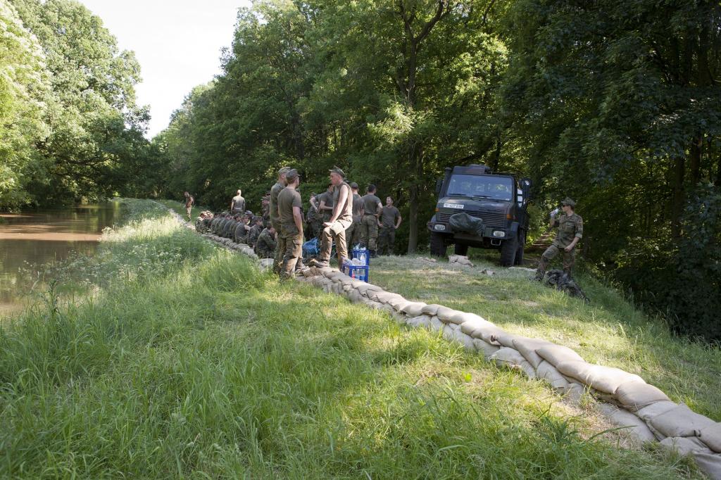 Dem Namen „Universal-Motor-Gerät“ machte der Klein-Lkw dabei alle Ehre, wie hier am Elbedeich nahe Aken 