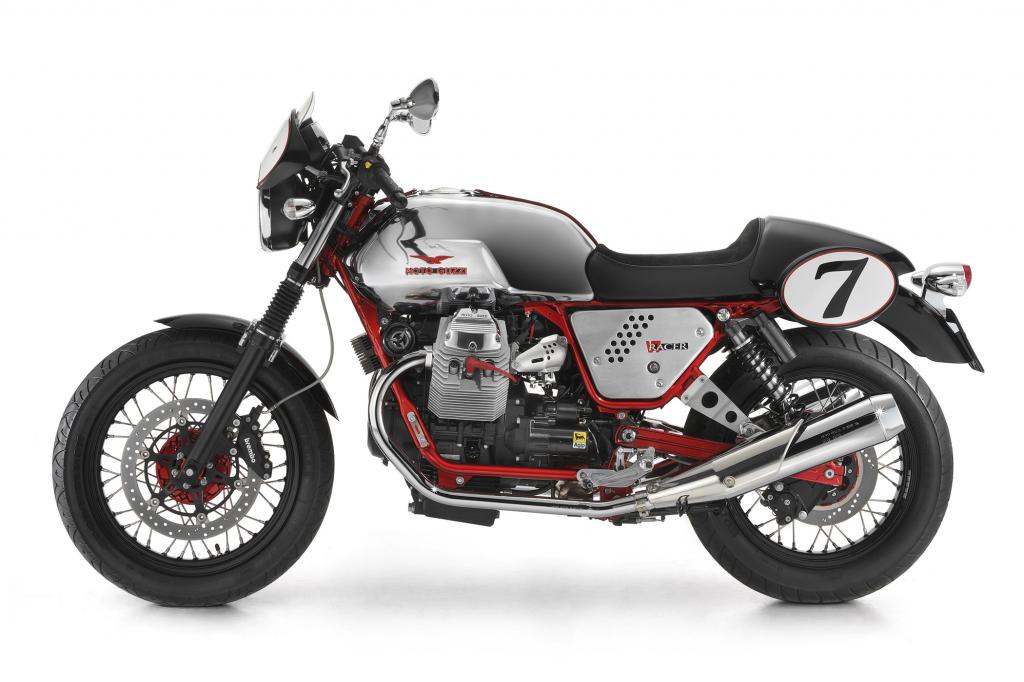 Den sportlicher orientierten Fahrer soll die Moto Guzzi V7 Racer ansprechen
