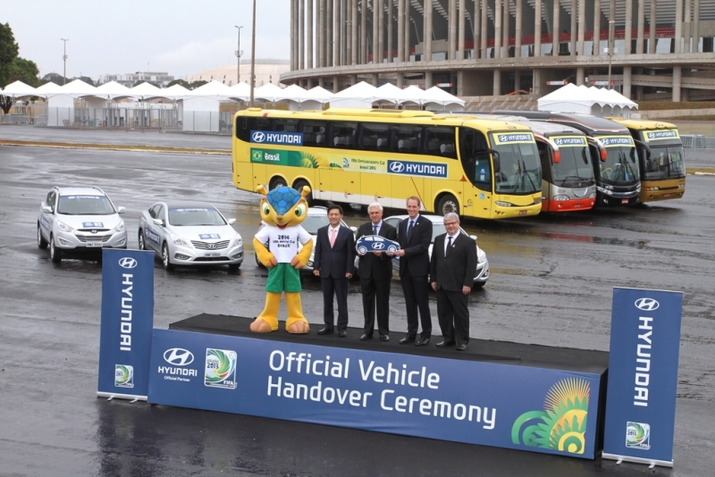 Hyundai stellt Fahrzeuge für Turnier in Brasilien