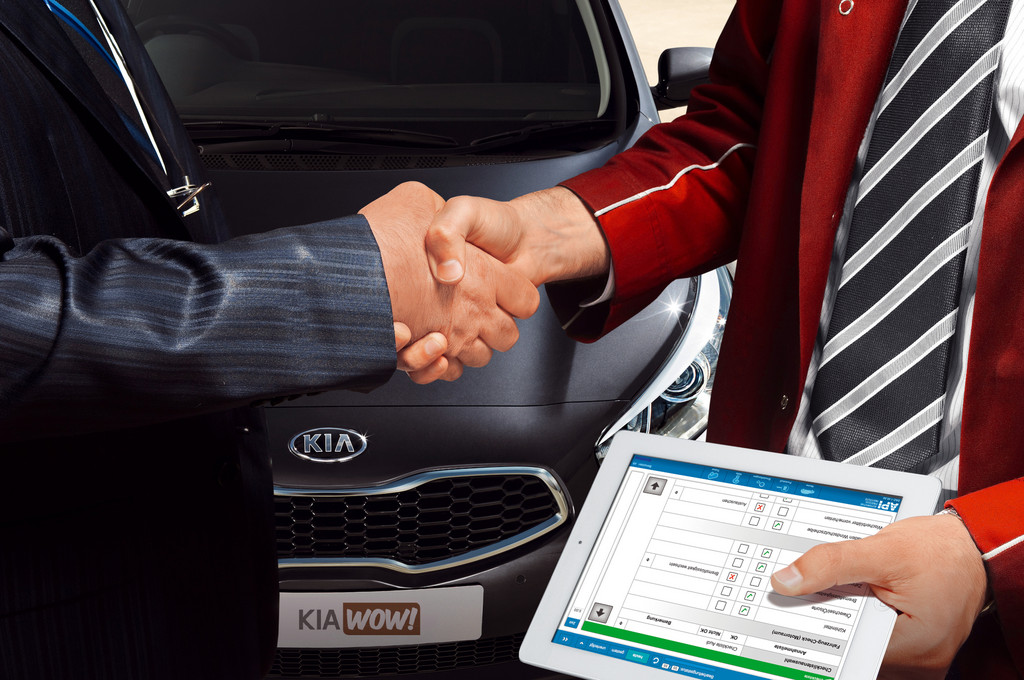 Kia startet Direktannahme per iPad