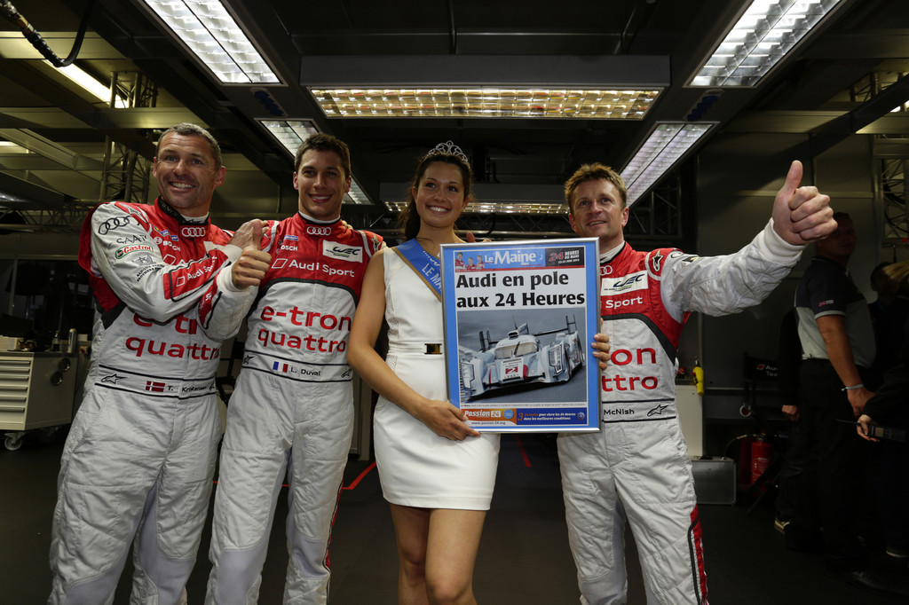 Le Mans 2013: Audi auf den ersten drei Startplätzen