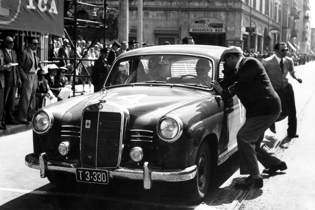 Mercedes Benz 180 D Sieger Mille Miglia in der Dieselklasse 1955