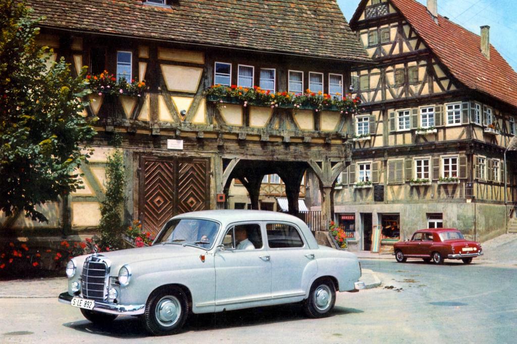 Mercedes Benz Ponton Modellfamilie Baureihen 120 und 121