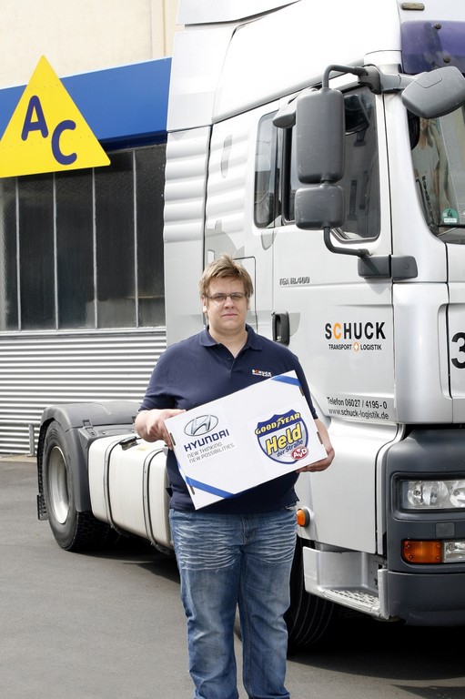 Michael Duttine ist Held der Straße