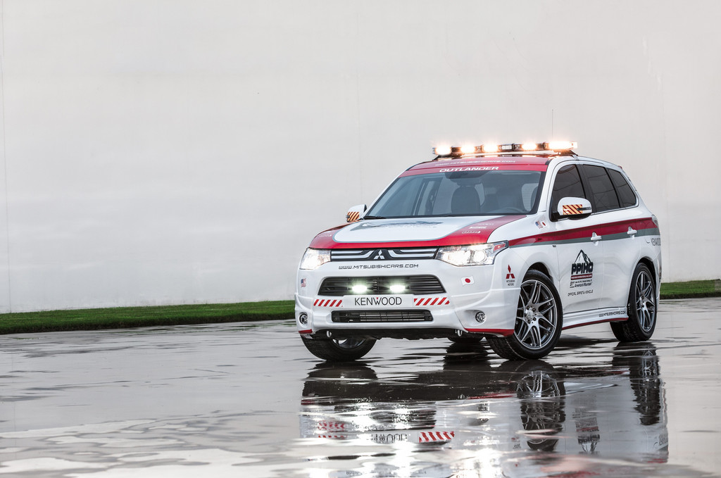 Mitsubishi Outlander als Safety Car am Pikes Peak
