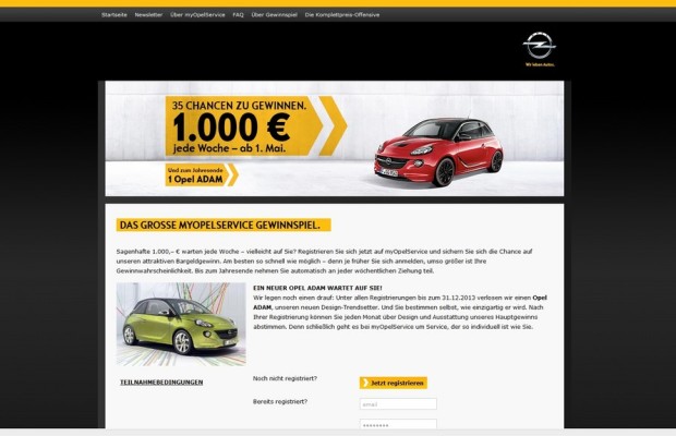 Opel startet Serviceportal im Internet