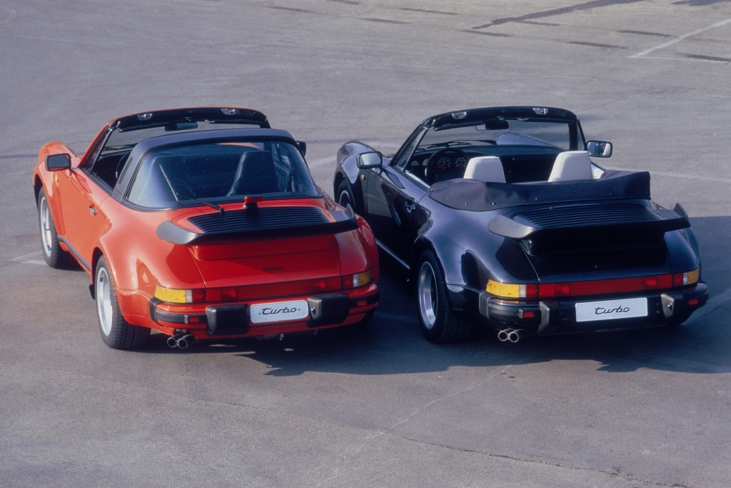 Porsche Targa Turbo und 911 Cabrio Turbo 1986