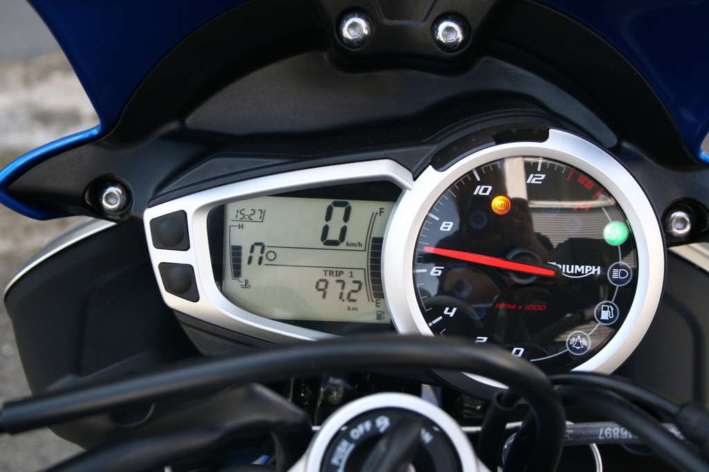 Pressepräsentation Triumph Street Triple 35 kW: Operation gelungen