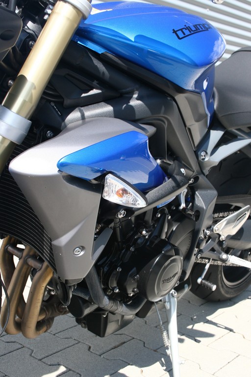 Pressepräsentation Triumph Street Triple 35 kW: Operation gelungen