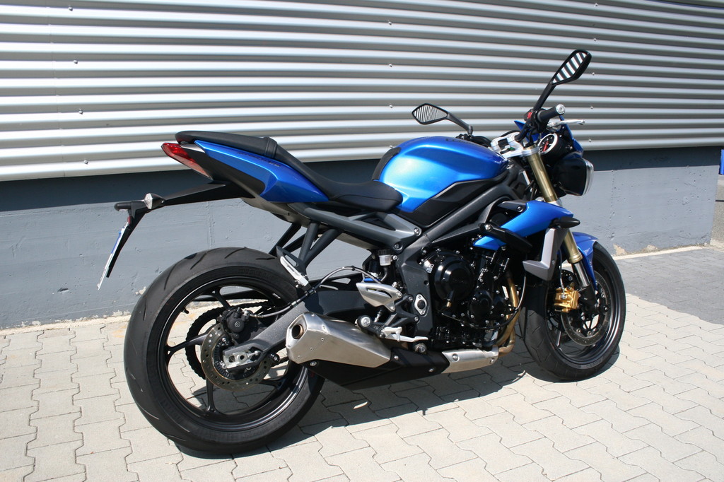 Pressepräsentation Triumph Street Triple 35 kW: Operation gelungen