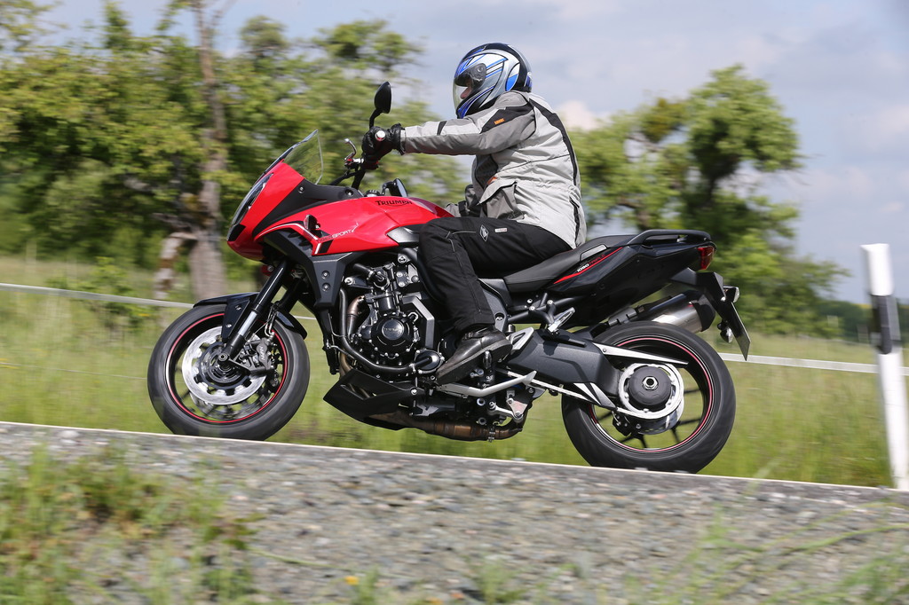Pressepräsentation Triumph Tiger Sport: Straßenfeger