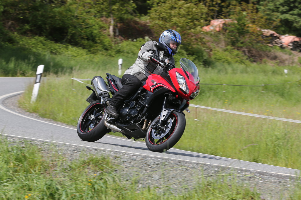 Pressepräsentation Triumph Tiger Sport: Straßenfeger