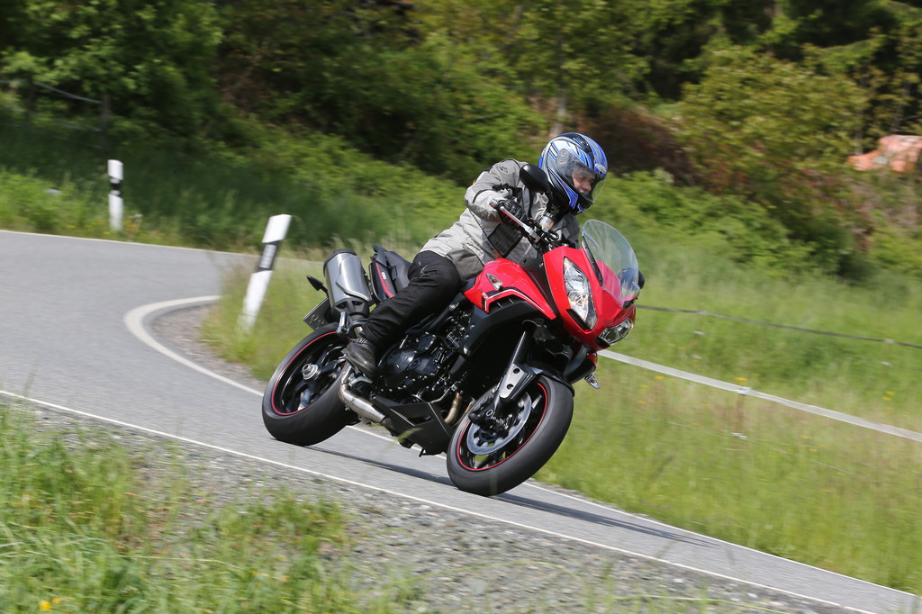 Pressepräsentation Triumph Tiger Sport: Straßenfeger