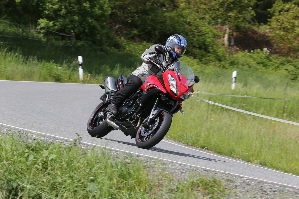 Pressepräsentation Triumph Tiger Sport: Straßenfeger