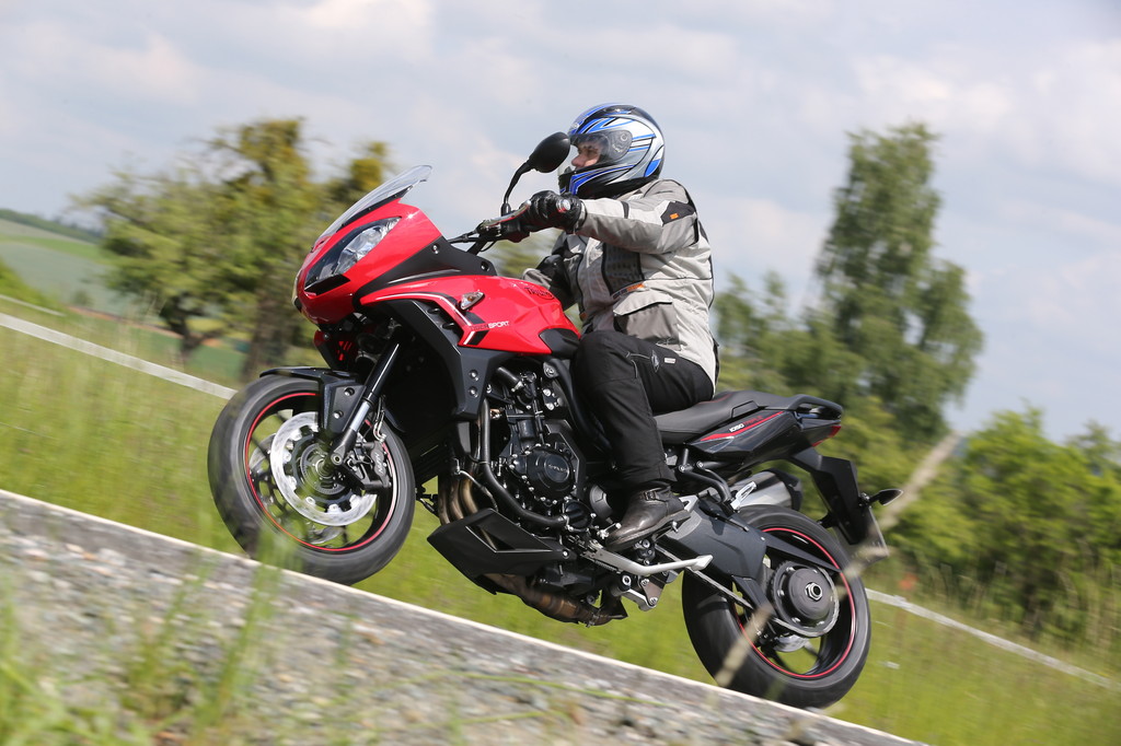 Pressepräsentation Triumph Tiger Sport: Straßenfeger