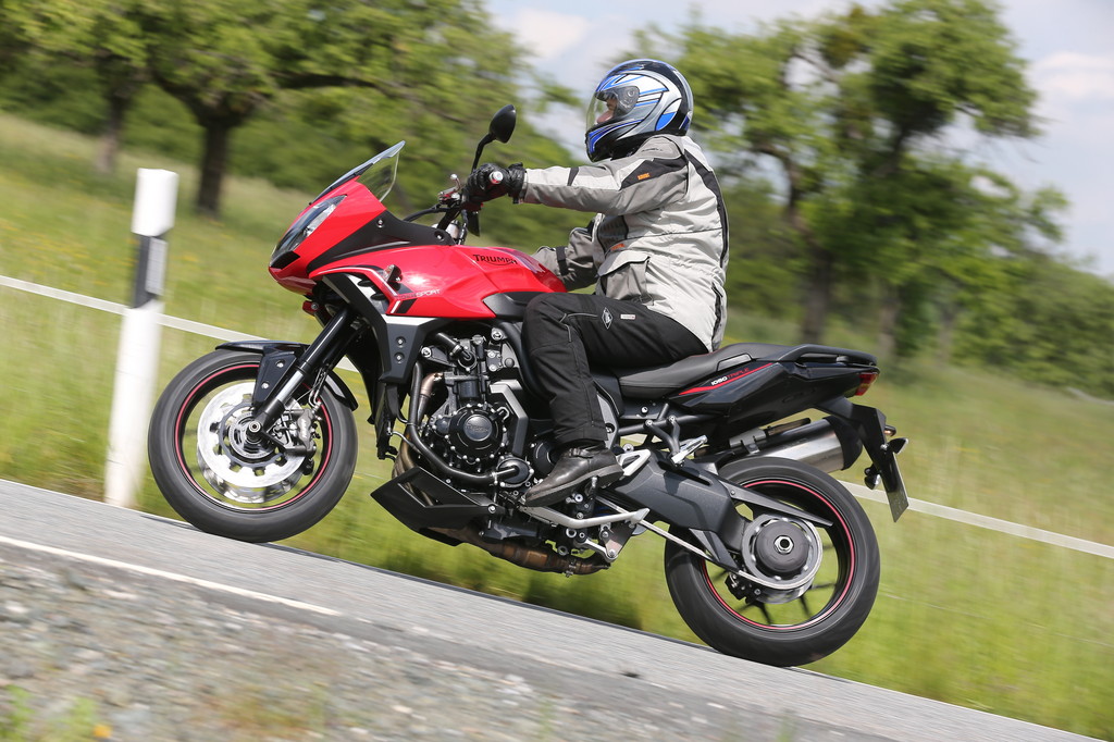 Pressepräsentation Triumph Tiger Sport: Straßenfeger