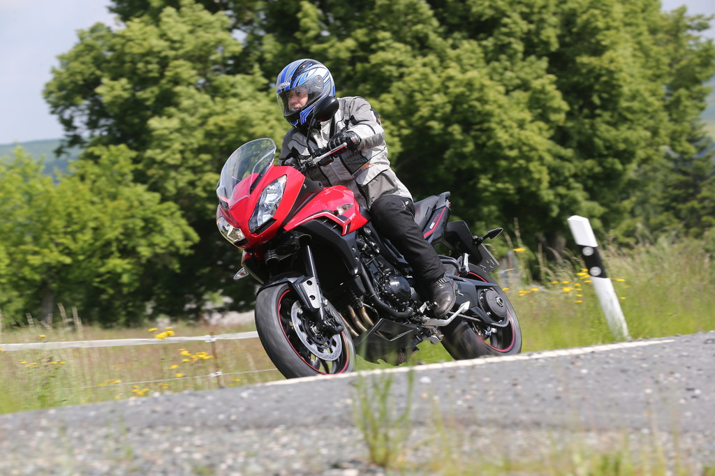 Pressepräsentation Triumph Tiger Sport: Straßenfeger